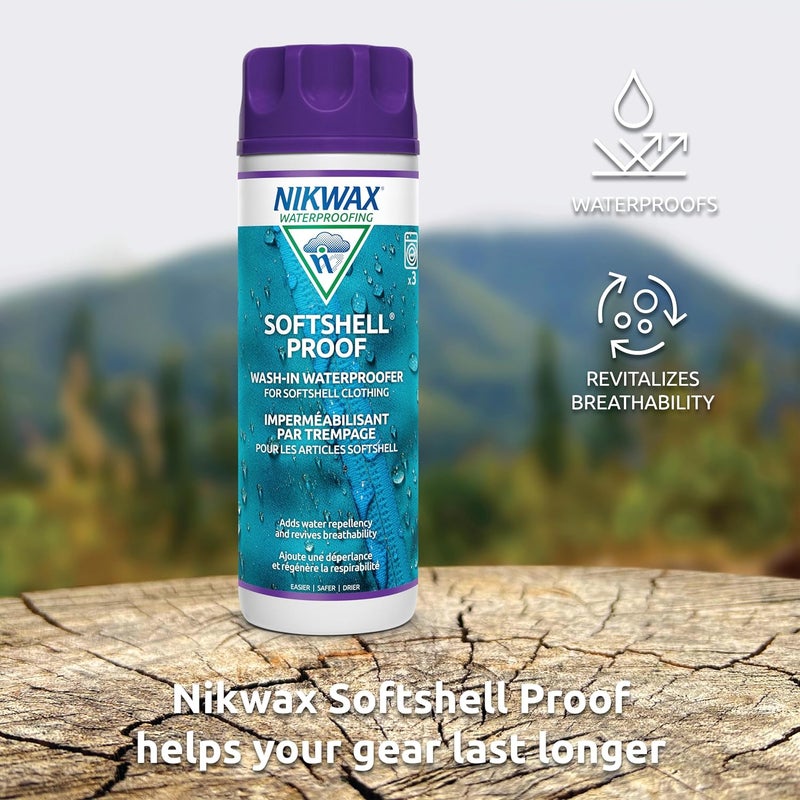 Nikwax Softshell Proof Wash-In Waterproofing for Softshell Clothing - 300ml - Image 4